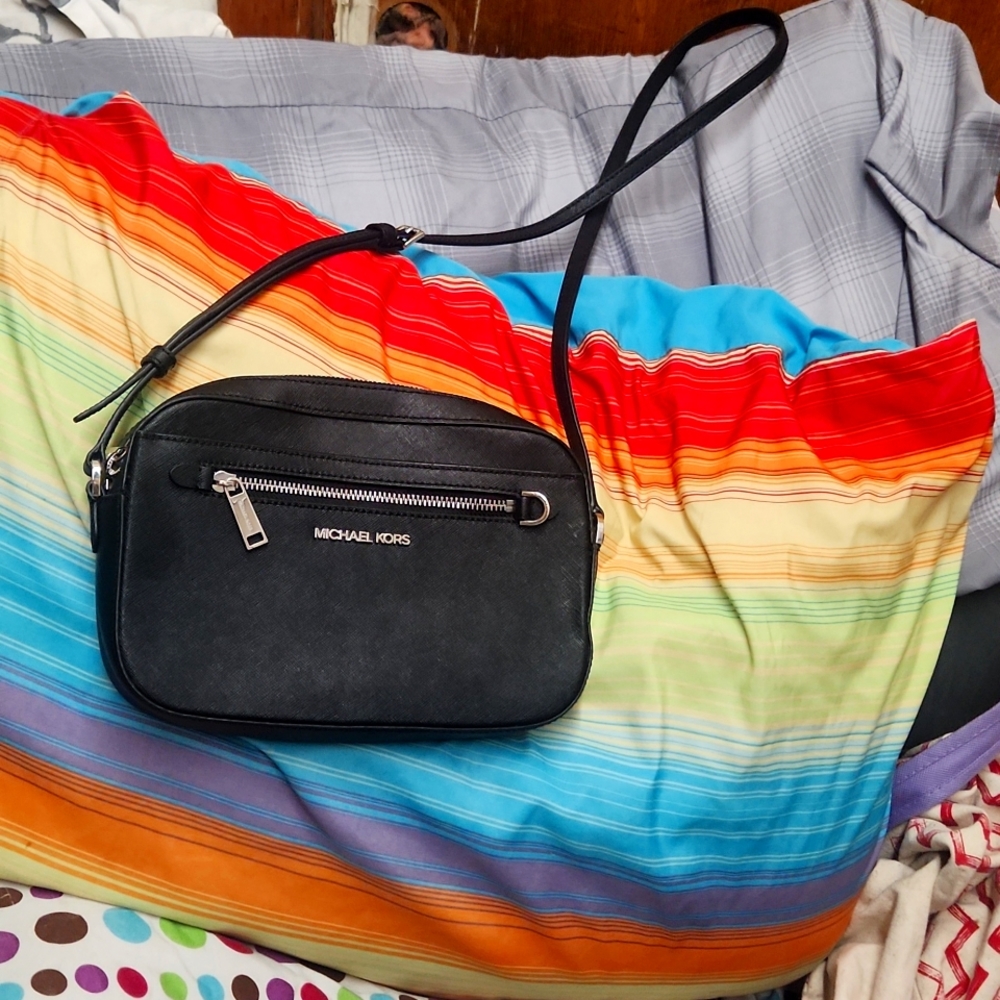 Michael Kors Large Saffiano Leather Crossbody Bag